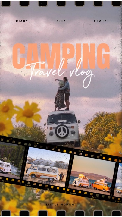 Camping travel vlog
