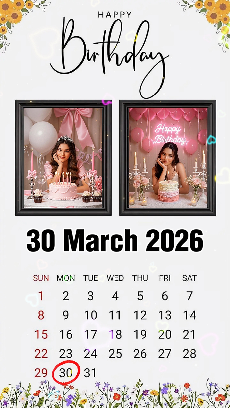 Ulang tahun 30 Maret 