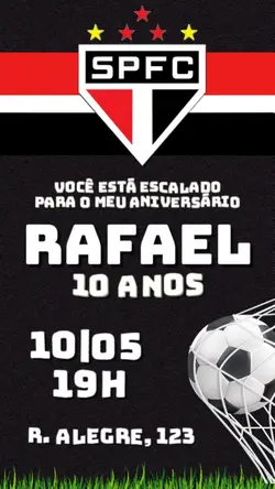 Convite SPFC