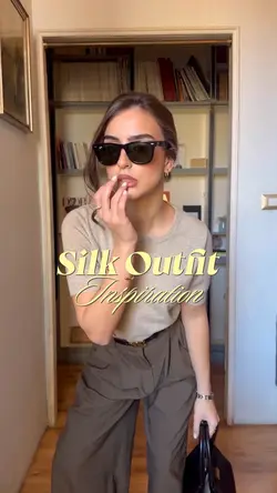 silk outfit