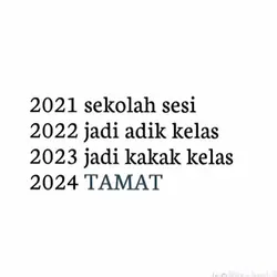 sebentar lagi lulus
