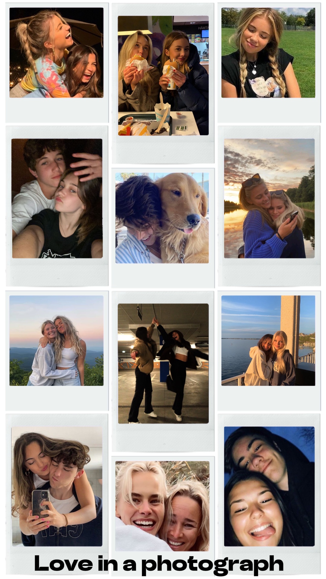 L'amour dans un 📸