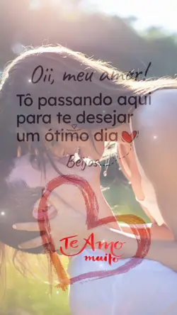 Bom dia, coisa boa