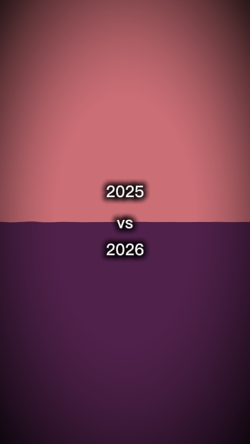 2025 vs 2026