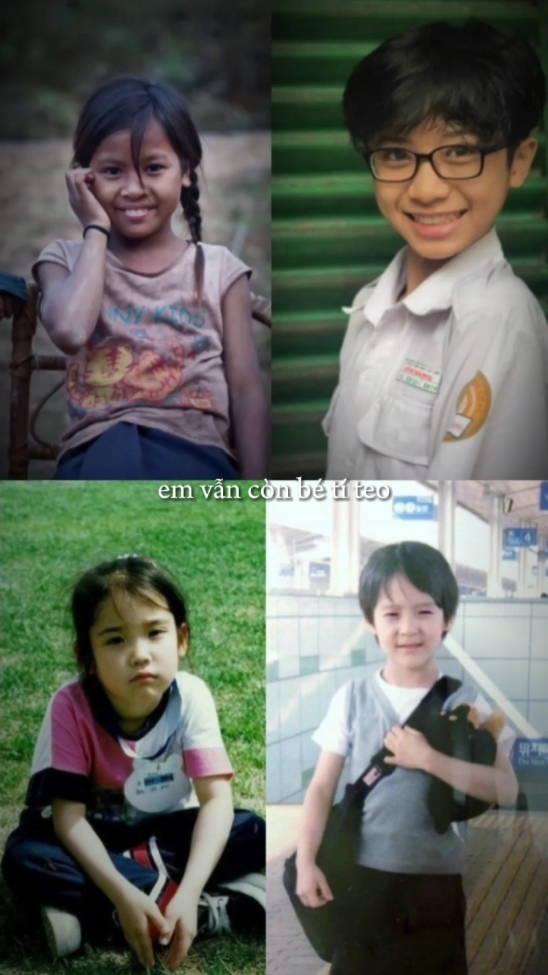 Em vẫn còn bé tí teo