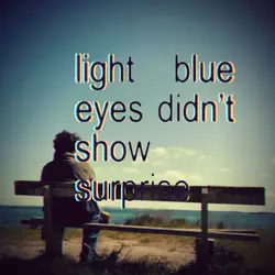 light blue eyes