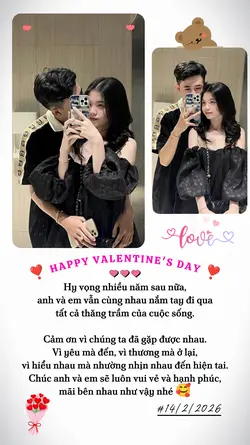 Mẫu chúc 14/2/2026