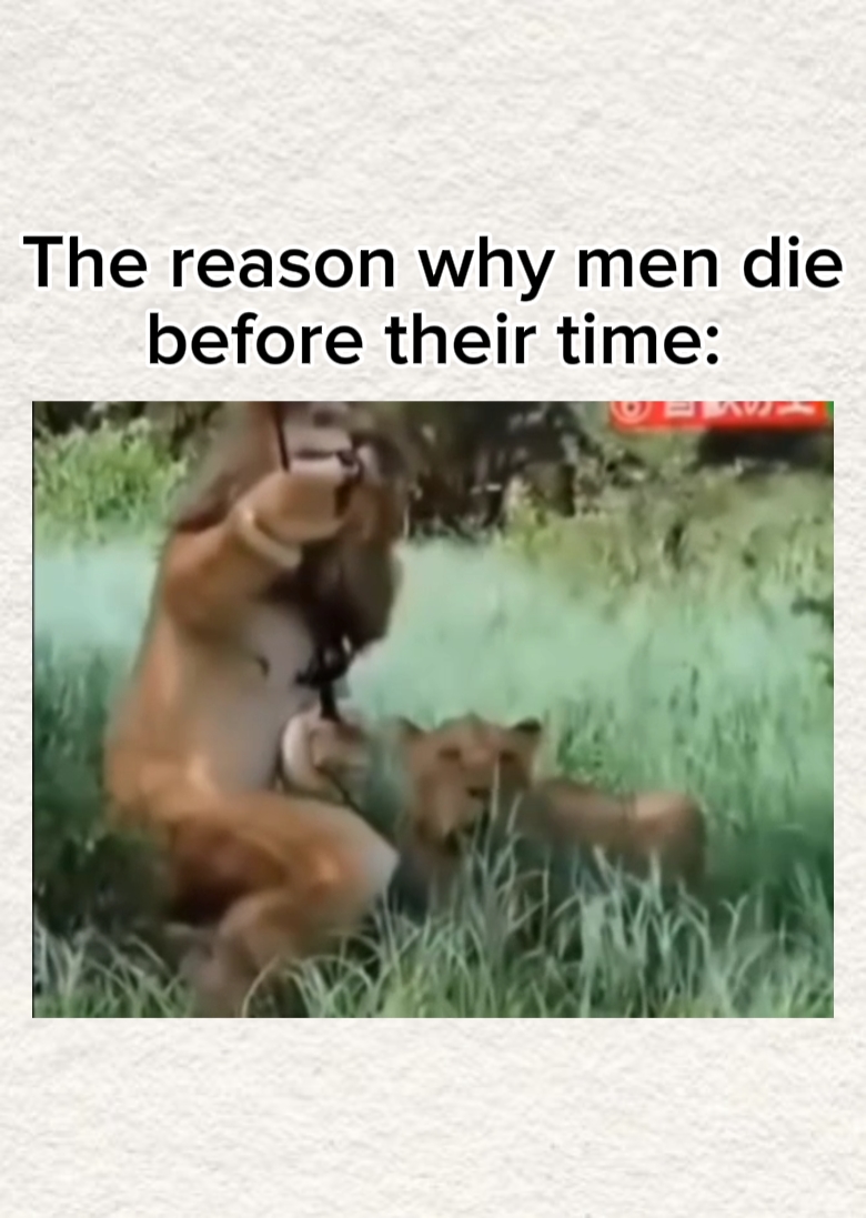 ¿Por qué mueren los hombres?