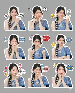 sticker Ai cute cute