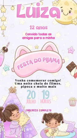 conv Festa do Pijama