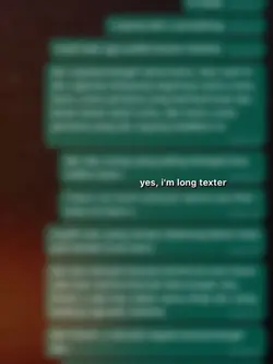 yes, i'm long texter