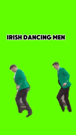Irish dancing men 