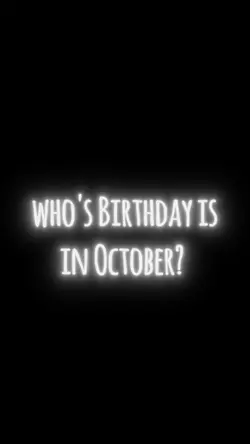 October Birthday 