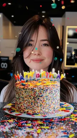 Birthday cake filter