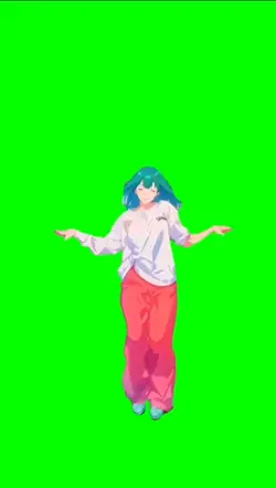 Anime girl dance
