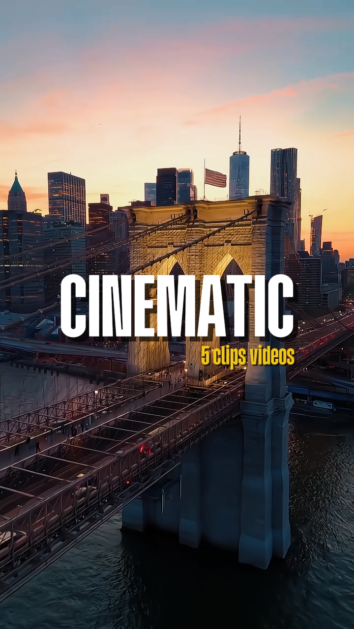 5 vídeos cinematográficos 