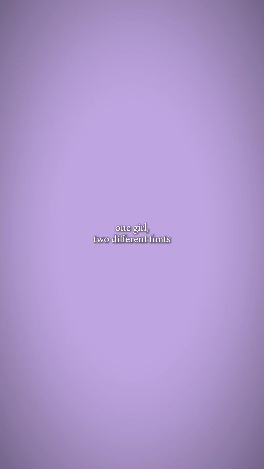 dalawang magkaibang font 