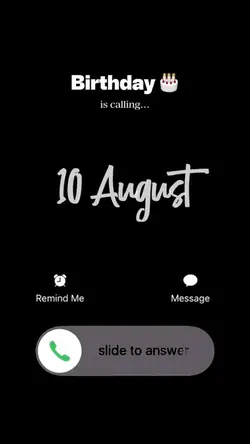 BDAY CALL 11 AUGUST