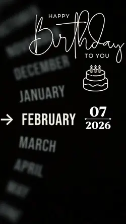 BIRTHDAY 07 FEBRUARY