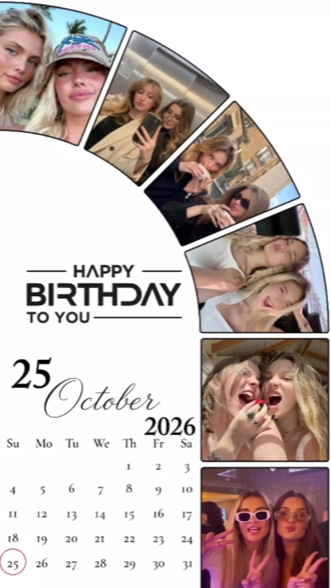 anniversaire 25 octobre