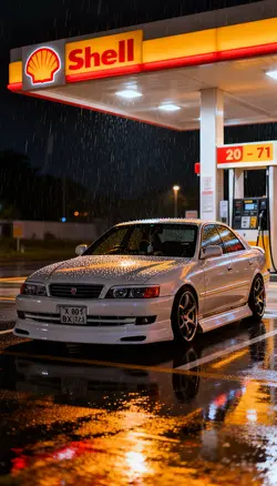 Parked Car In Shell