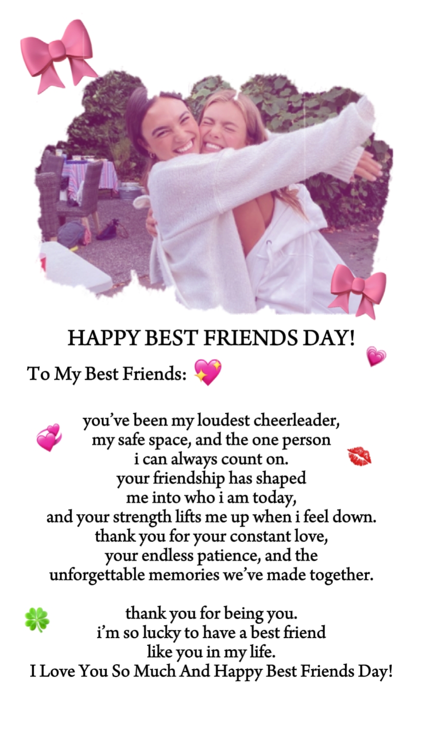 Best Friends'Day