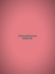 Wie die Leute mich sehen