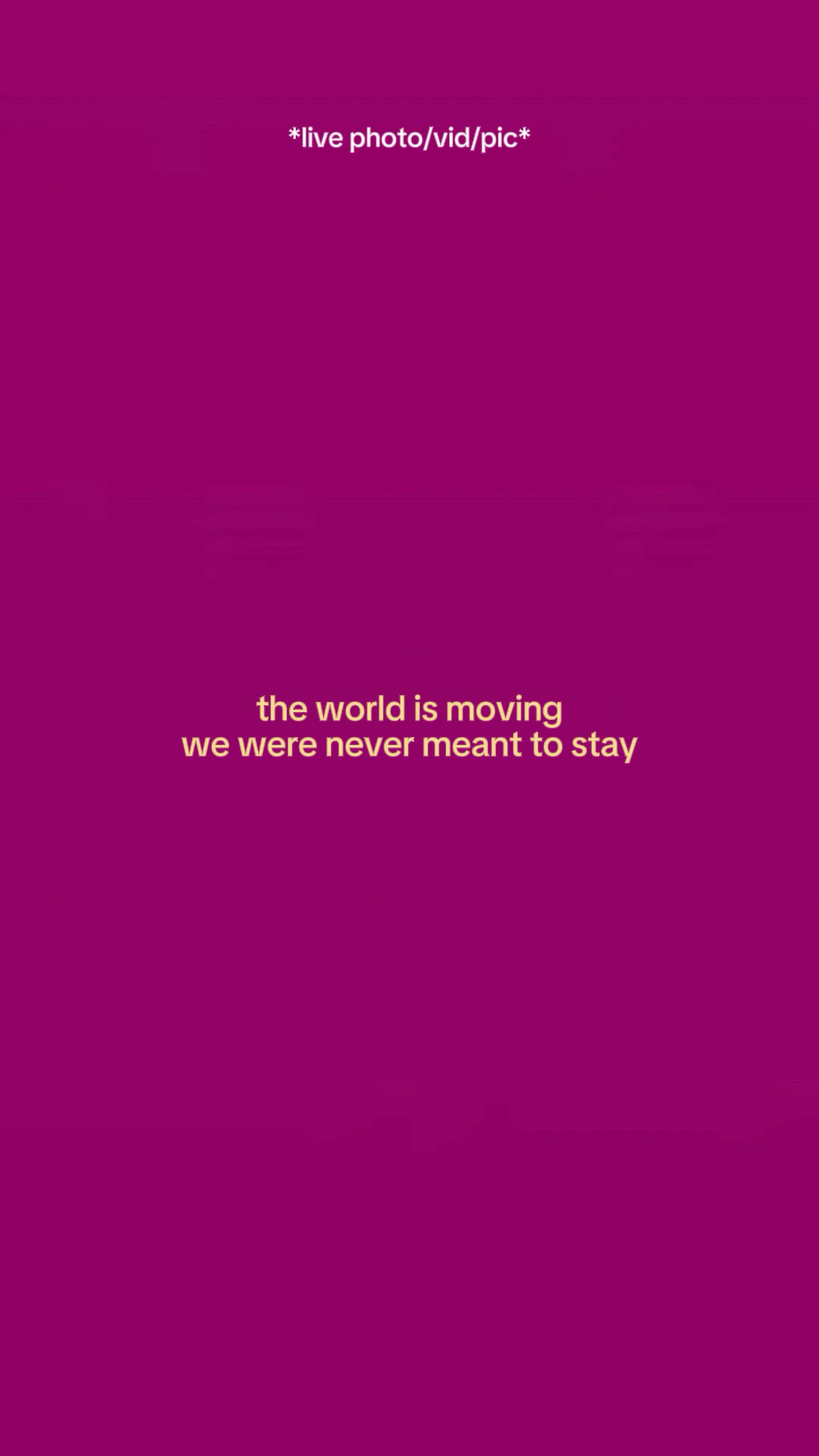 Theworldismoving