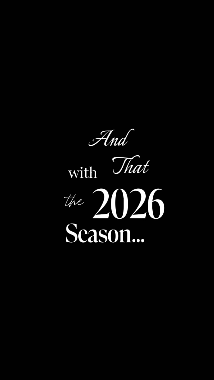 The 2026 Season