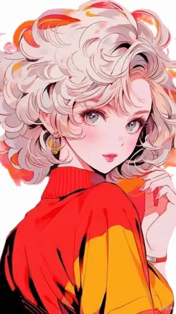 女性キャラクターアート