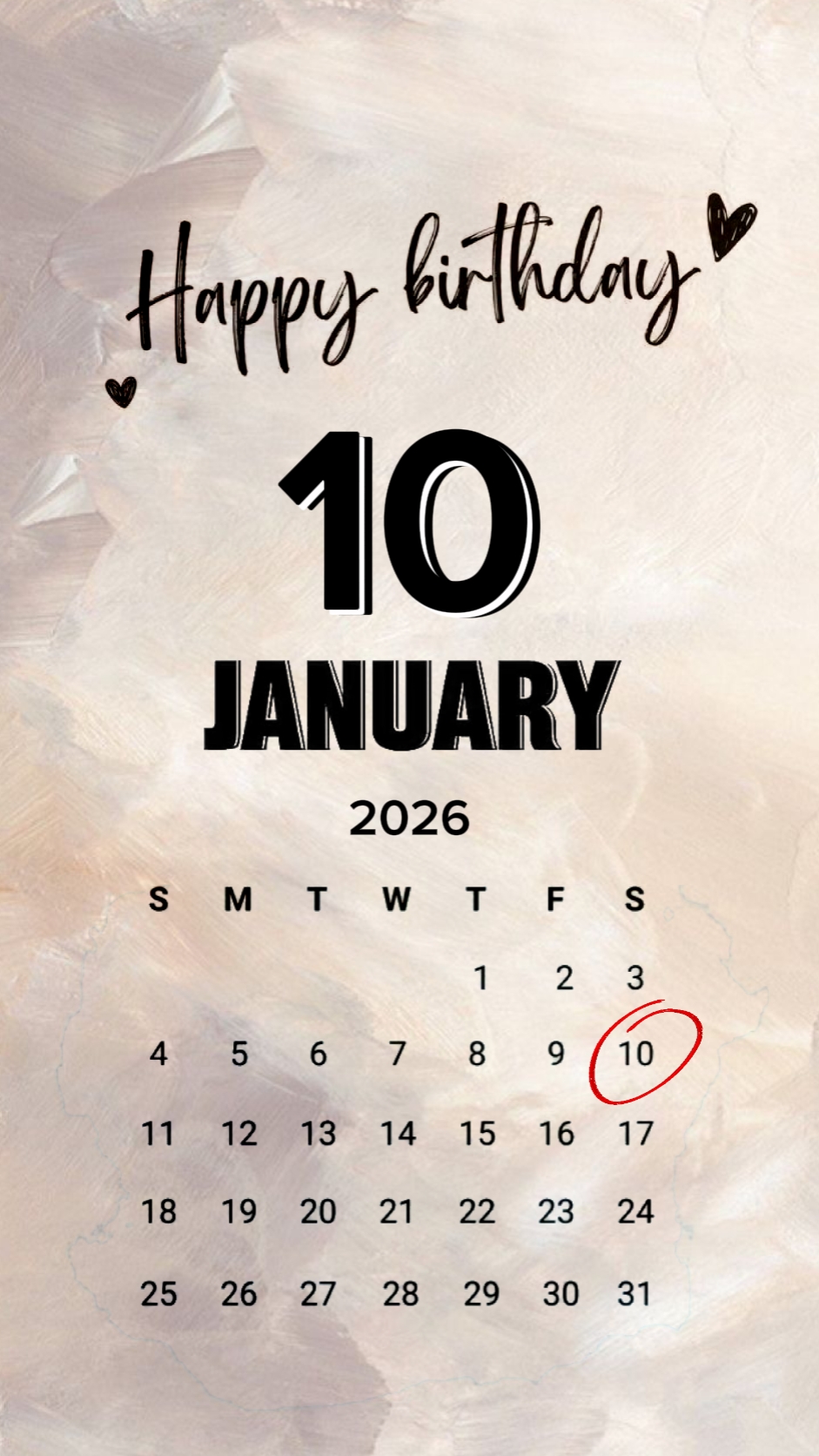 hbd 10 janvier 2026