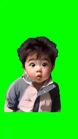 funny kid staring