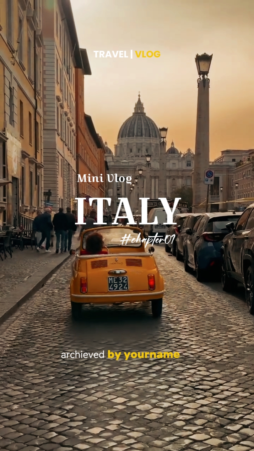 Vlog in Italy