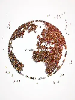 7 billion people