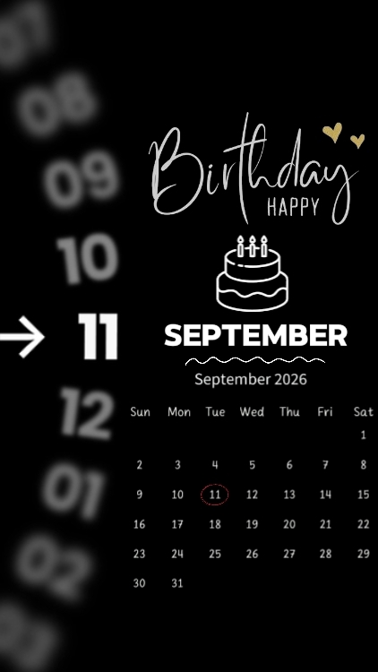 BDAY MY SON 11 SEPT