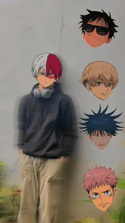 stiker muka anime