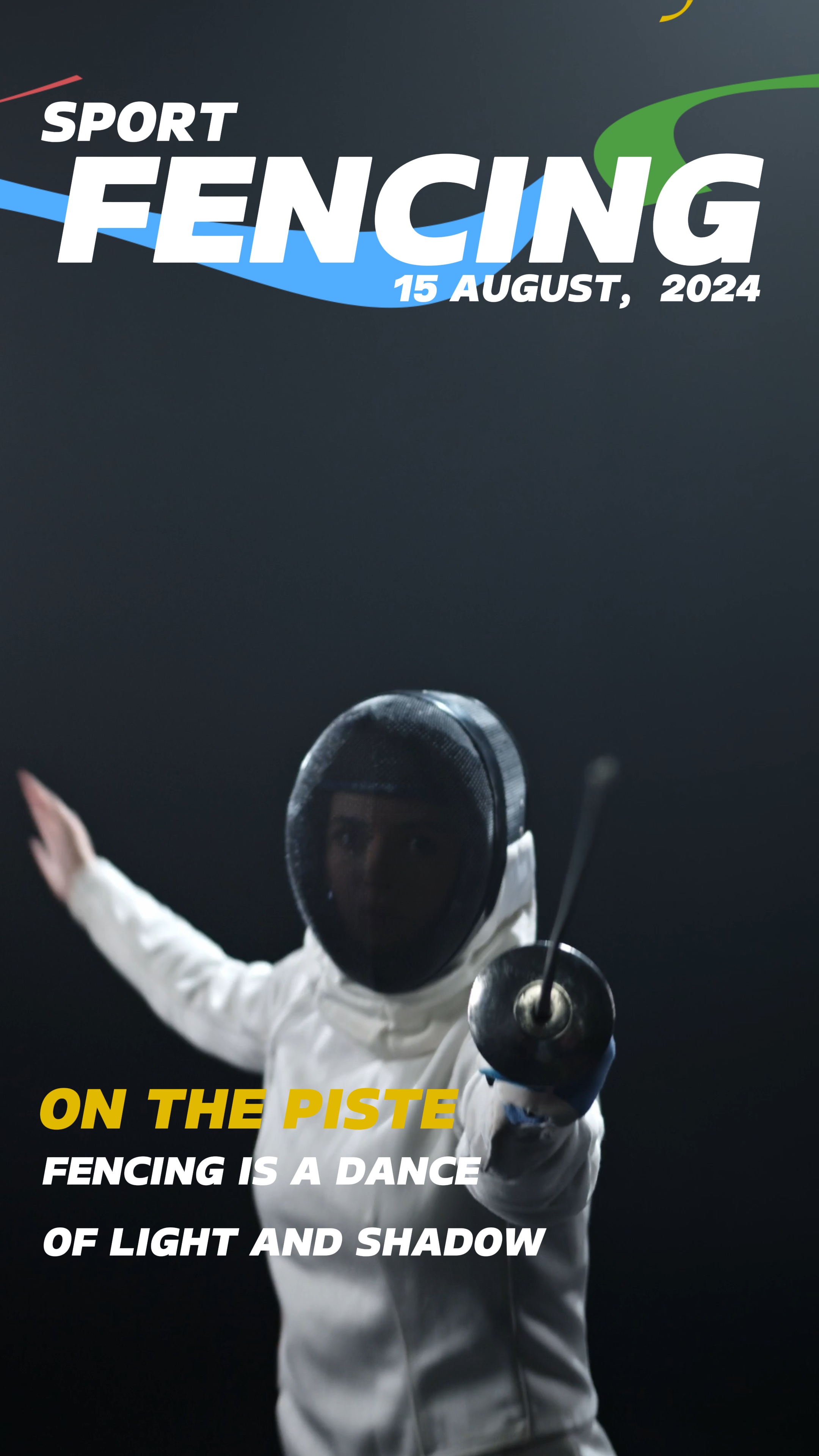 Promotion de modèles de l'industrie du sport de style coloré