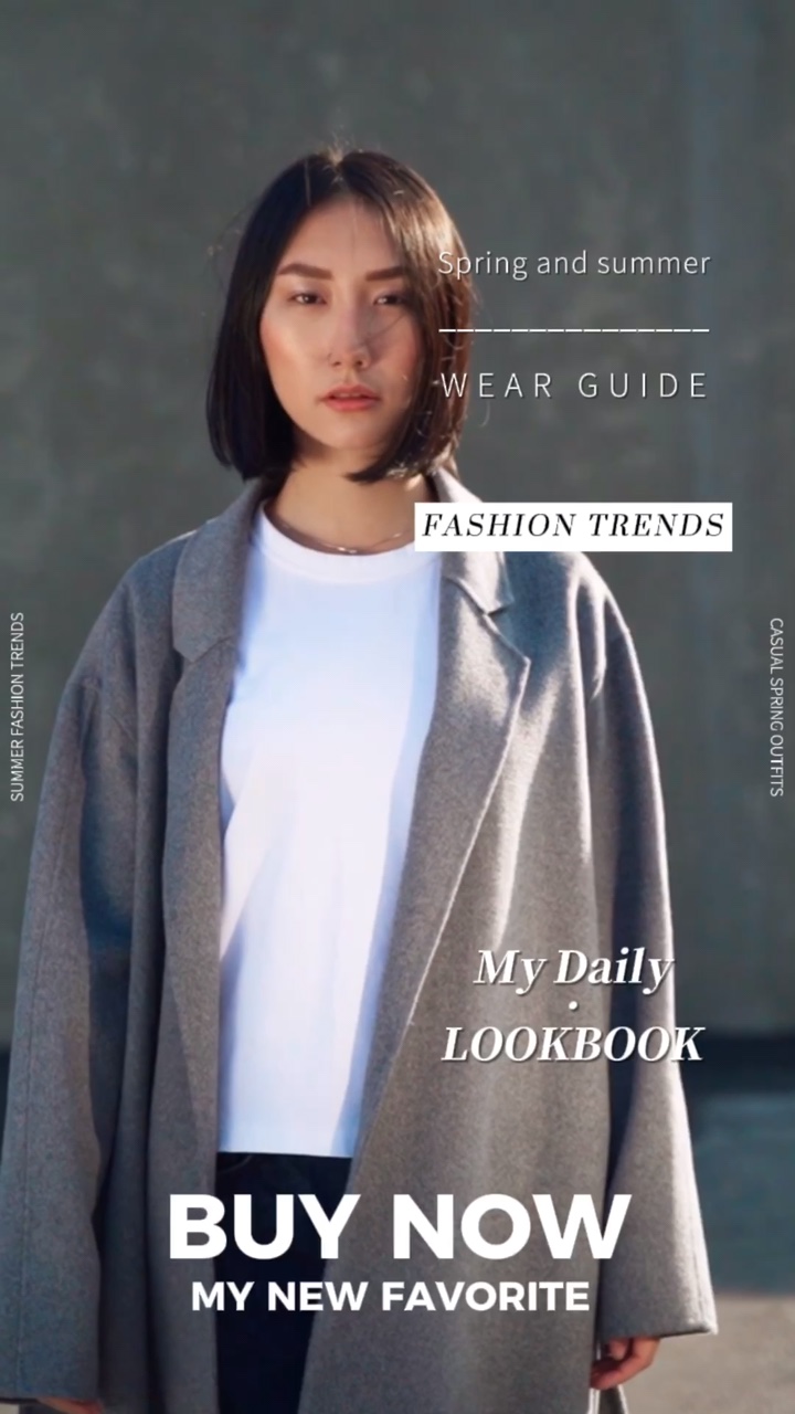 Estilo Tiktok de exibição de produtos de moda