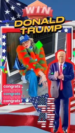 Congrats Trump