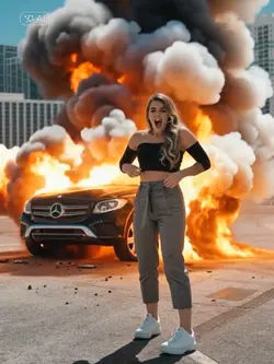 Car Explodes AI