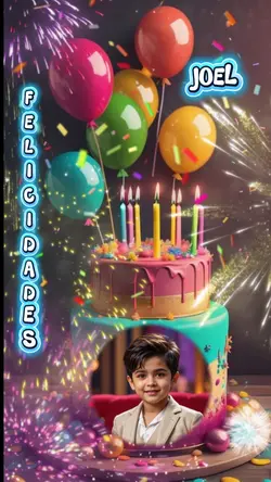 Cumpleaños foto niño