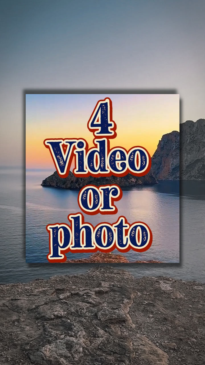 4 Video o foto 