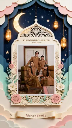 Kartu Ucapan Lebaran