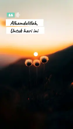 untuk hari ini
