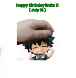 happy birthday izuku