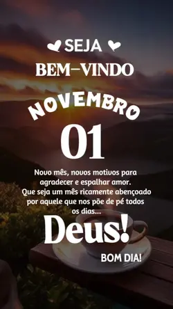 Bem-vindo novembro 
