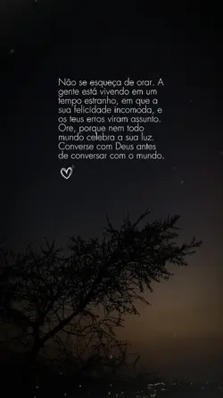 Converse com Deus