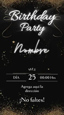 Invitación cumpleaño