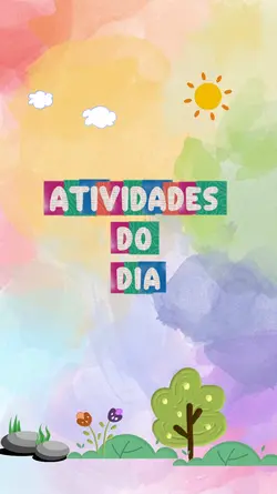 Atividades do dia