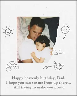 dad heavenly birthda